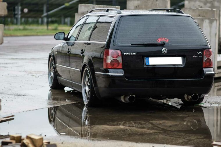 Fox Sportuitlaat VW Passat 3B/3BG 4-Motion achterdemper rechts/links - 1x100 Type 16 rechts/links