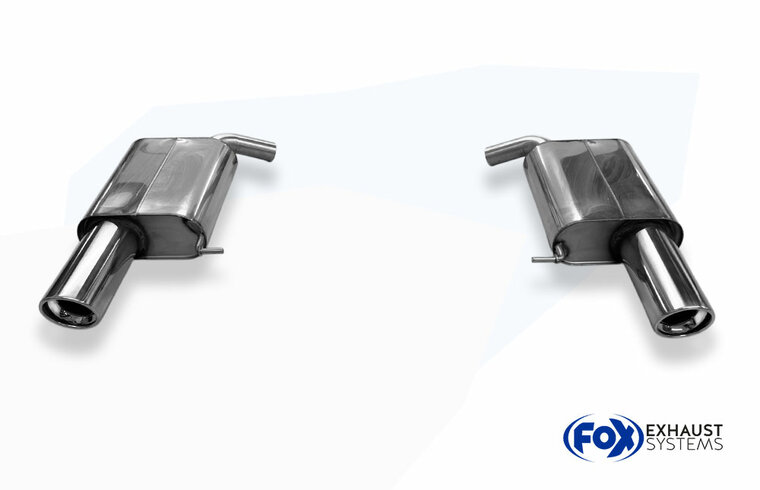 Fox Sportuitlaat VW Passat 3C 4-Motion achterdemper rechts/links - 1x100 type 17 rechts/links
