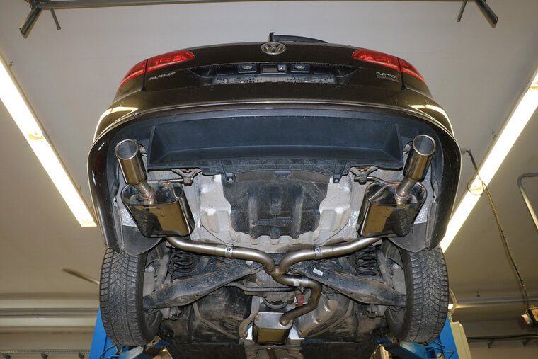 Fox Sportuitlaat VW Passat 365 - 4-Motion achterdemper rechts/links - 1x100 type 16 rechts/links