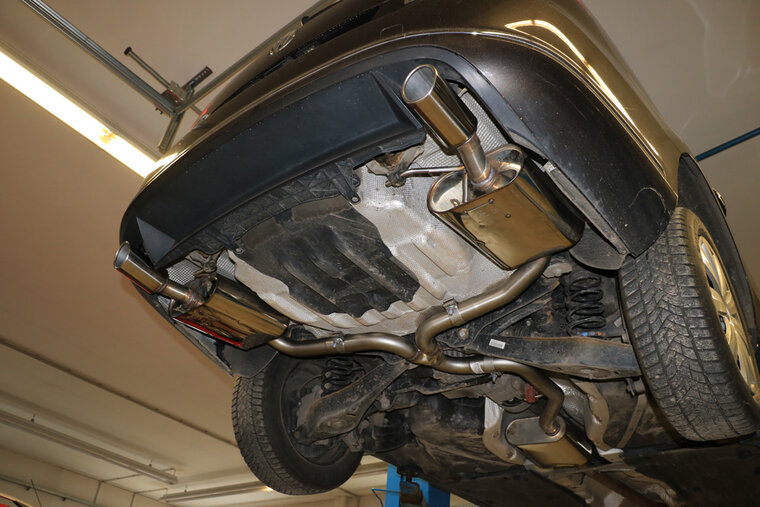 Fox Sportuitlaat VW Passat 365 - 4-Motion achterdemper rechts/links - 1x100 type 16 rechts/links