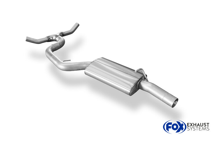 Fox Sportuitlaat VW Passat 3C 4-Motion - 3,2l + 3,6l middendemper incl. Y-adapter