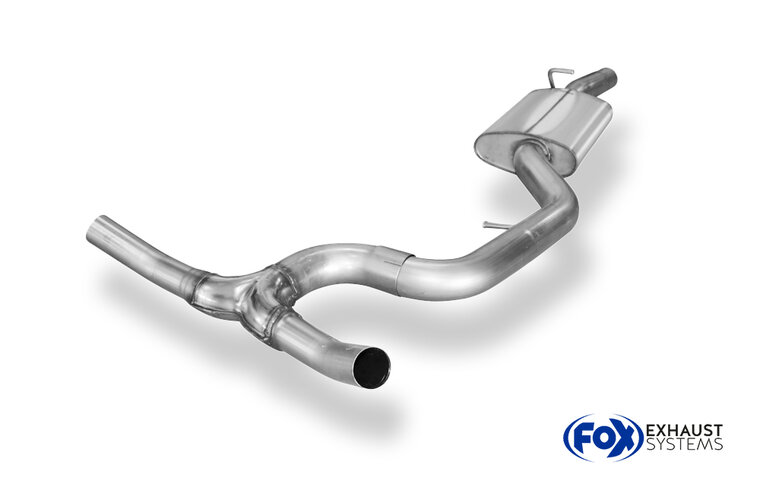 Fox Sportuitlaat VW Passat 3C 4-Motion - 3,2l + 3,6l middendemper incl. Y-adapter