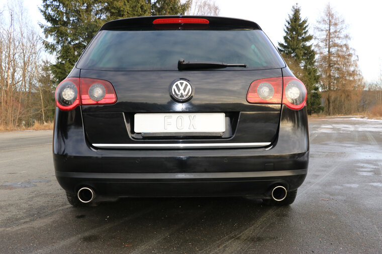 Fox Sportuitlaat VW Passat 3C 4-Motion achterdemper rechts/links en middendemper - 1x100 type 16 rechts/links