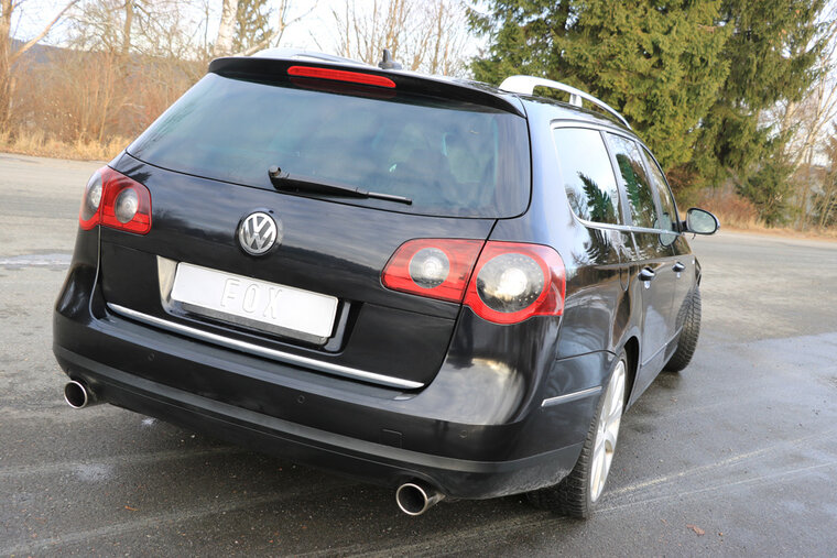 Fox Sportuitlaat VW Passat 3C 4-Motion - 3.2l Achterdemper rechts/links - 1x100 Type 16 rechts/links