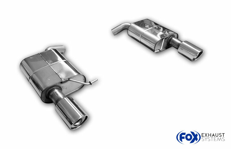 Fox Sportuitlaat VW Passat 3C/3CC 4-Motion - R36 Achterdemper rechts/links - 1x100 Type 17 rechts/links