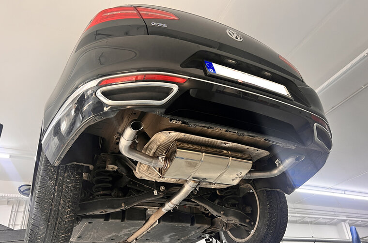 Fox Sportuitlaat VW Passat B8 GTE achterdemper, rechter/linker uitlaat - uitlaatpijpen achter de bumper