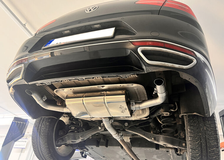 Fox Sportuitlaat VW Passat B8 GTE achterdemper, rechter/linker uitlaat - uitlaatpijpen achter de bumper