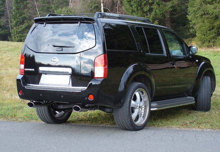 Fox Sportuitlaat Nissan Pathfinder R51 uitlaatsysteem rechts/links - 140x90 type 32 rechts/links