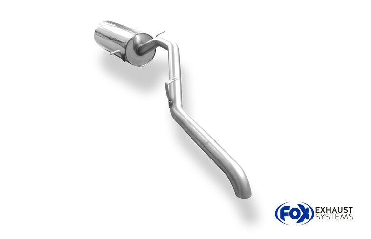 Fox Sportuitlaat Nissan Pick-up Type D22 - 4-deurs achterdemper - 1x55 Type 26