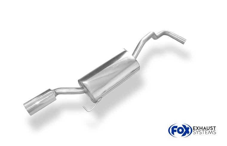 Fox Sportuitlaat Achterdemper Seat Cordoba 6K, 6K/C/ VW Polo 6N Classic/ Variant - 1x90 Type 13