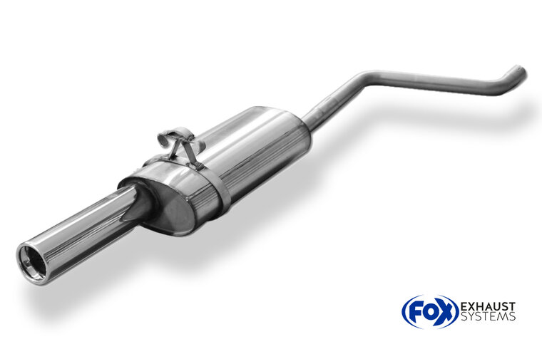 Fox Sportuitlaat VW Polo 86C achterdemper - 1x80 type 13