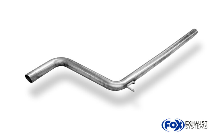 Fox Sportuitlaat Vervangingspijp voor de voordemper van de VW Polo AW1