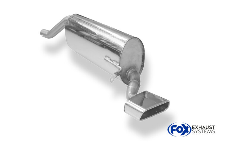 Fox Sportuitlaat VW Polo AW1 achterdemper - 145x65 Type 59