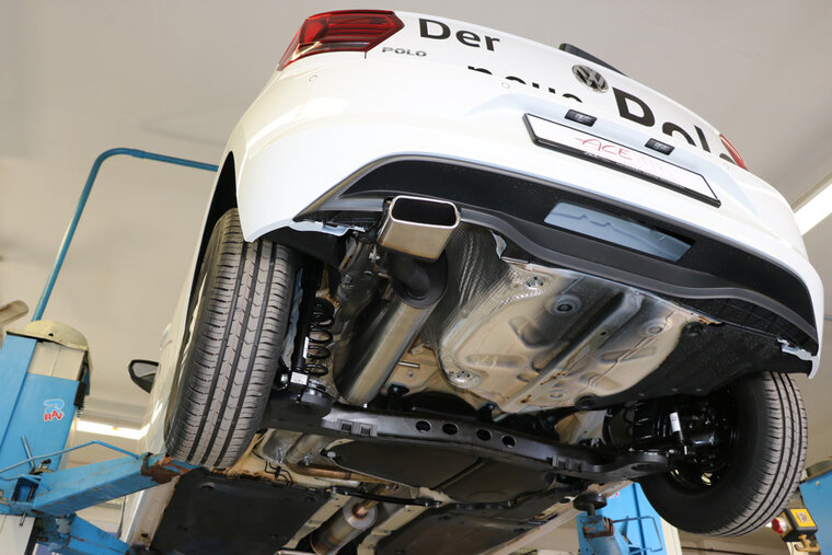 Fox Sportuitlaat VW Polo AW1 achterdemper - 145x65 Type 59