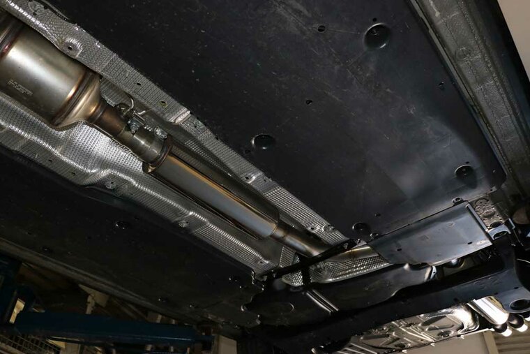 Fox Sportuitlaat VW Polo AW GTI met OPF-voordemper voor modellen met OPF
