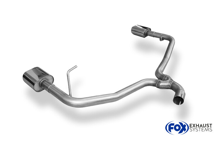Fox Sportuitlaat Kia Pro Cee`d - ED uitlaatspruitstuk rechts/links - 135x80 Type 53 rechts/links