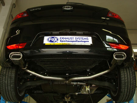 Fox Sportuitlaat Kia Pro Cee`d - ED uitlaatspruitstuk rechts/links - 135x80 Type 53 rechts/links