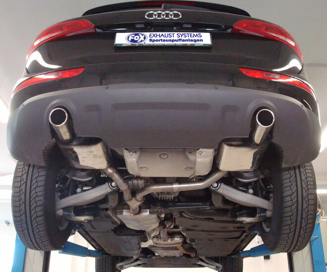 Fox Sportuitlaat Audi Q5 - 8R quattro achterdemper rechts/links - 1x90 type 16 rechts/links