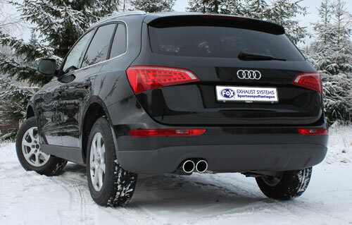 Fox Sportuitlaat Audi Q5 - 8R quattro achterdemper - 2x90 Type 16