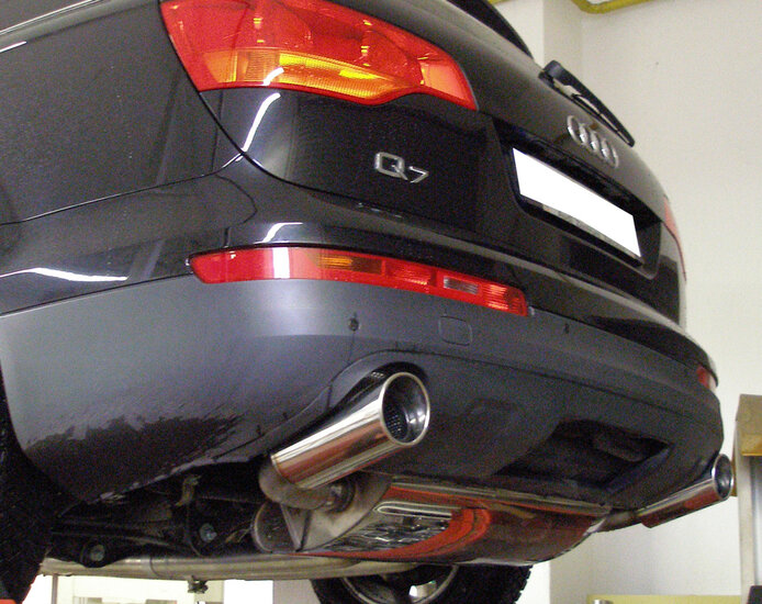 Fox Sportuitlaat Audi Q7 - 3.0l TDI Achterdemper Rechts/Links Uitlaat - 129x106 Type 32 Rechts/Links
