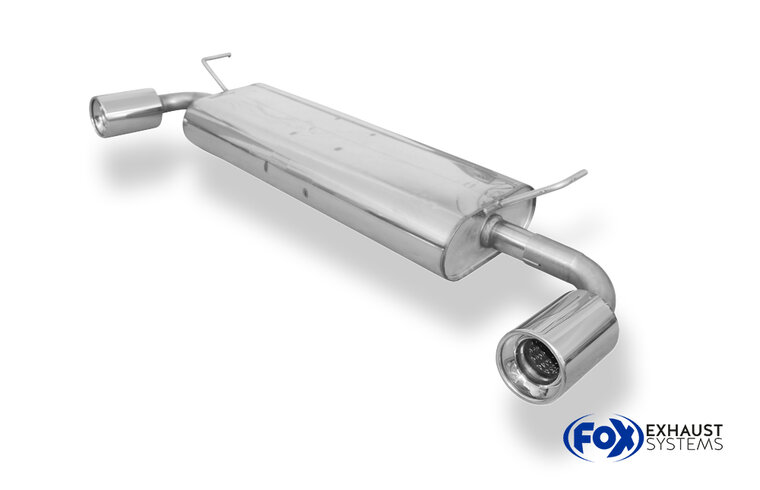 Fox Sportuitlaat Nissan Qashqai Benzine Achterdemper Dwarsuitlaat Rechts/Links - 1x100 Type 13 Rechts/Links