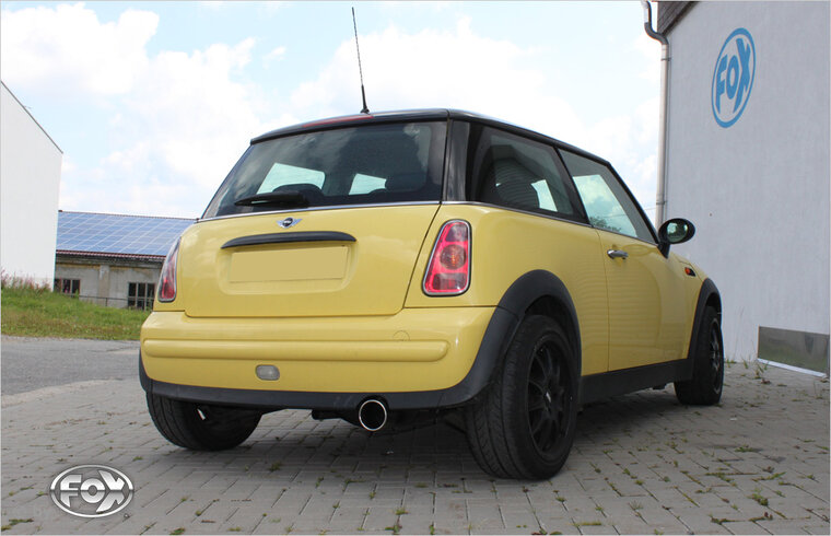 Fox Sportuitlaat Mini One/Cooper R50 achterdemper - 1x100 Type 12