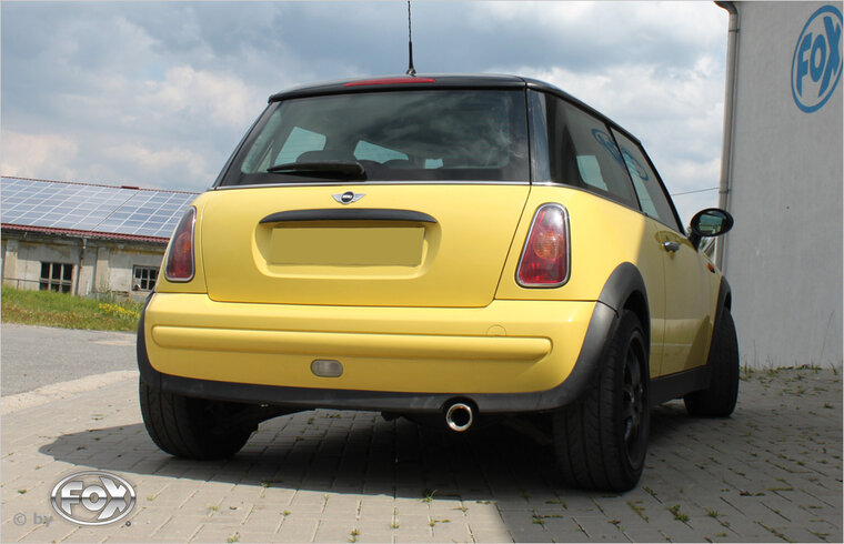 Fox Sportuitlaat Mini One/Cooper R50 achterdemper - 1x80 Type 13