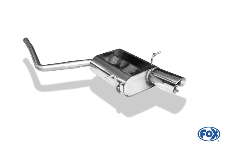Fox Sportuitlaat Mini One R57 - Achterdemper voor cabriolet - 1x90 Type 25