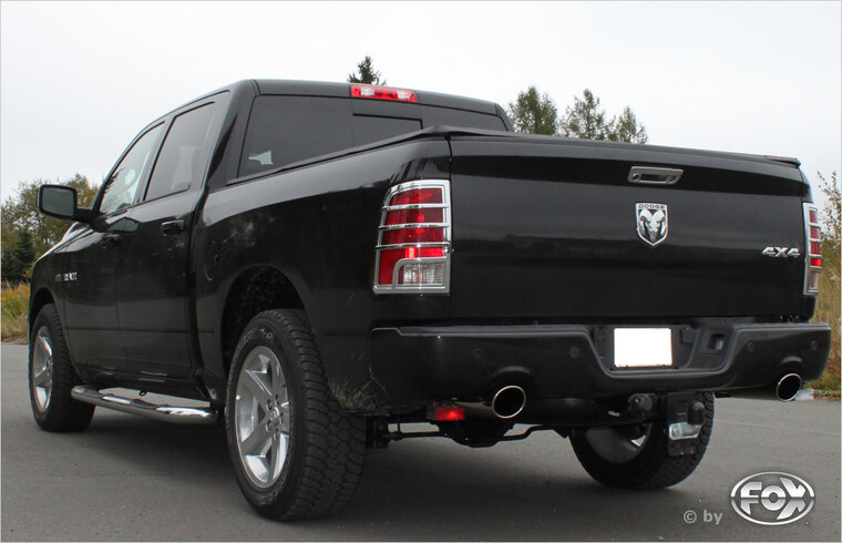 Fox Sportuitlaat Dodge RAM 1500 Facelift Half Uitlaatsysteem Rechts/Links vanaf de katalysator - 129x106 Type 32 Rechts/Links