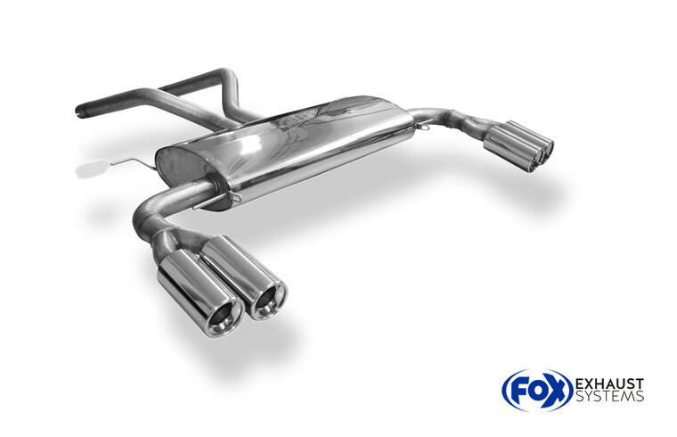Fox Sportuitlaat Range Rover III - LM Achterdemper, rechter/linker uitgang - 2x90 Type 13 rechts/links