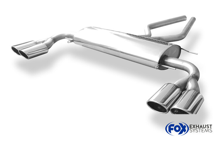 Fox Sportuitlaat Range Rover III - LM einddemper uitlaat rechts/links - 2x115x85 type 32 rechts/links