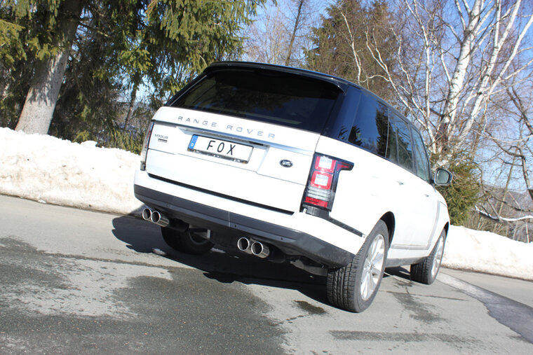 Fox Sportuitlaat Range Rover IV 3.0L Diesel - MK Achterdemper Rechts/Links - 2x90 Type 16 Rechts/Links