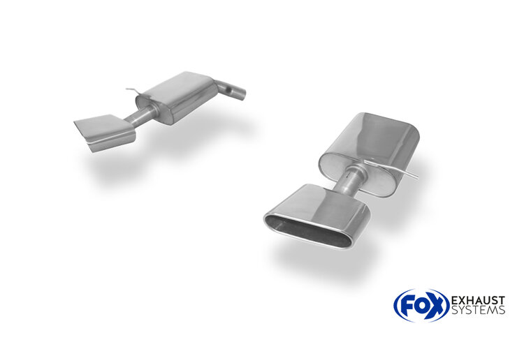 Fox Sportuitlaat Range Rover IV Benzine - MK Achterdemper rechts/links - 220x85 Type 49 rechts/links