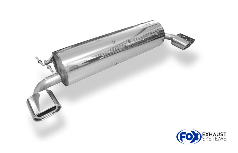 Fox Sportuitlaat Toyota RAV4 II - 3-deurs achterdemper, uitlaat rechts/links - 135x80 type 53 rechts/links