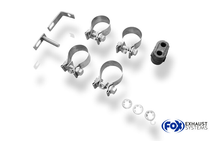 Fox Sportuitlaat Toyota RAV4 IV uitlaatsysteem rechts/links, compatibel met FOX middendemper - 140x90 type 44 rechts/links