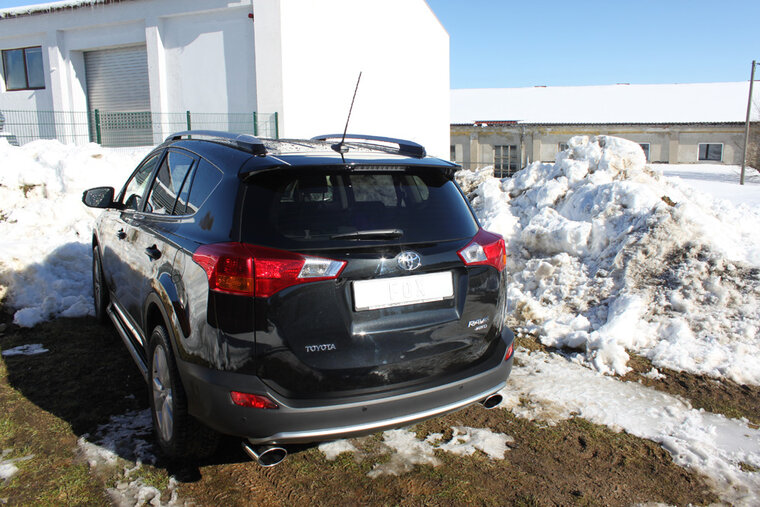 Fox Sportuitlaat Toyota RAV4 IV uitlaatsysteem rechts/links, compatibel met FOX middendemper - 140x90 type 44 rechts/links