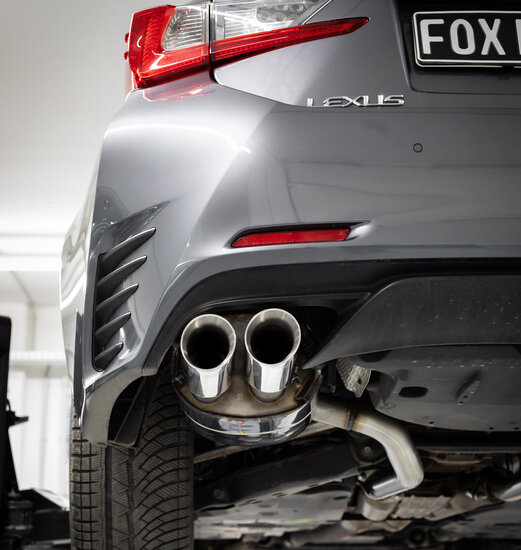 Fox Sportuitlaat Lexus RC200T achterdemper rechts/links - 2x90 type 25 rechts/links