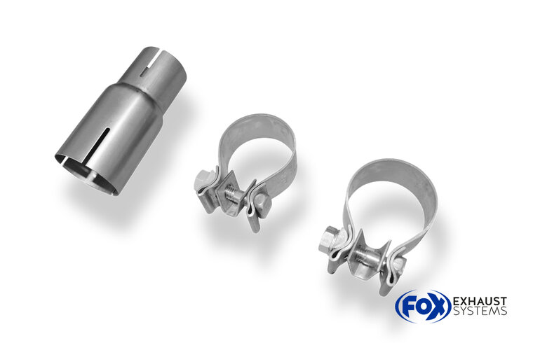 Fox Sportuitlaat Peugeot RCZ enkelzijdige achterdemper - 2x106x71 Type 32
