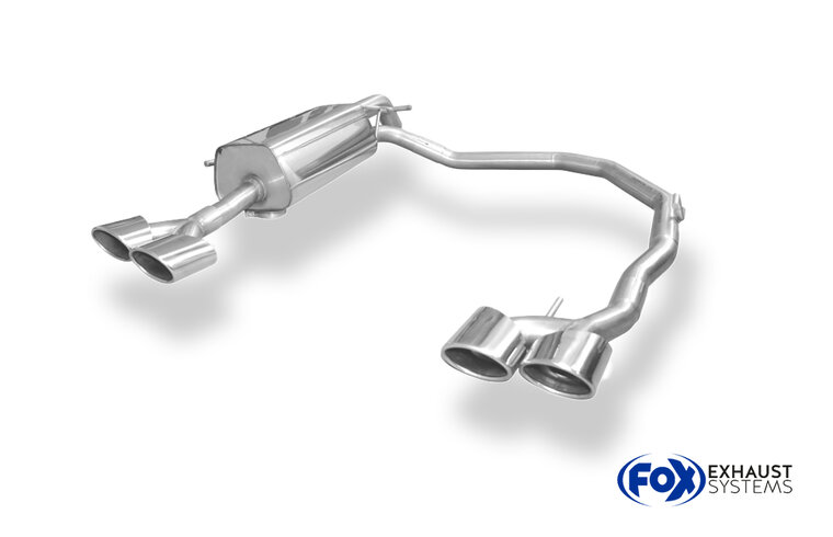 Fox Sportuitlaat Peugeot RCZ achterdemper rechts/links - 2x106x71 type 32 rechts/links