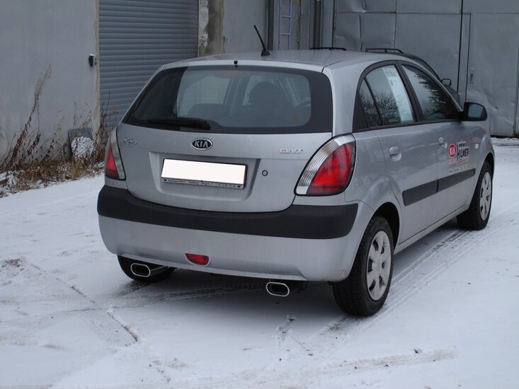 Fox Sportuitlaat Kia Rio II achterdemper, rechter/linker uitlaat - 135x80 type 53 rechts/links