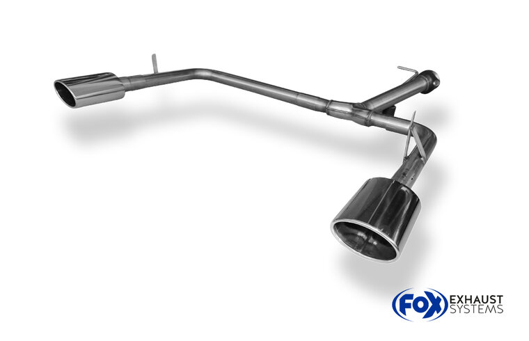 Fox Sportuitlaat Lexus RX450H uitlaatsysteem rechts/links, compatibel met originele achterdemper - 140x90 type 32 rechts/links