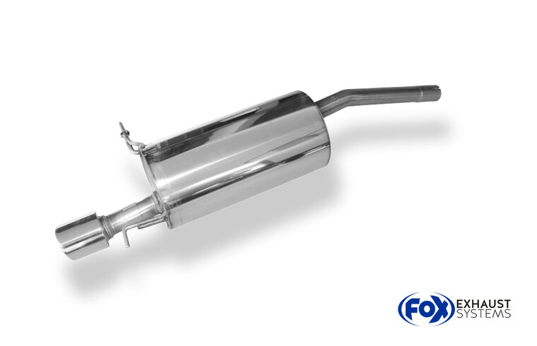 Fox Sportuitlaat Dacia Sandero achterdemper - 1x90 type 17