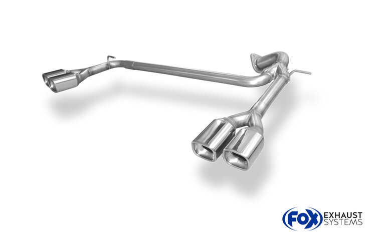 Fox Sportuitlaat Hyundai Santa Fe 4x4 - DM uitlaatsysteem rechts/links - 2x88x79 Type 71 rechts/links