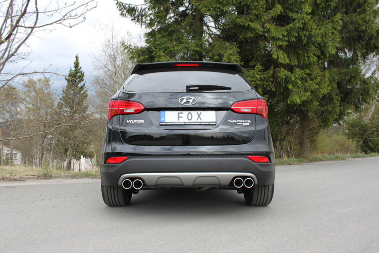 Fox Sportuitlaat Hyundai Santa Fe 4x4 - DM uitlaatsysteem rechts/links - 2x90 Type 12 rechts/links