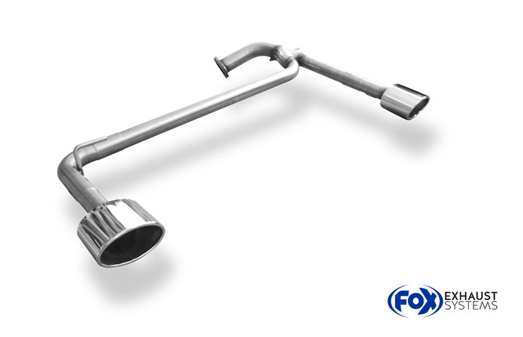 Fox Sportuitlaat Hyundai Santa Fe 4x4 - DM uitlaatsysteem rechts/links - 140x90 Type 44 rechts/links