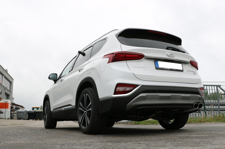 Fox Sportuitlaat Hyundai Santa Fe 4x4 - TM Achterdemper - 2x106x71 Type 32