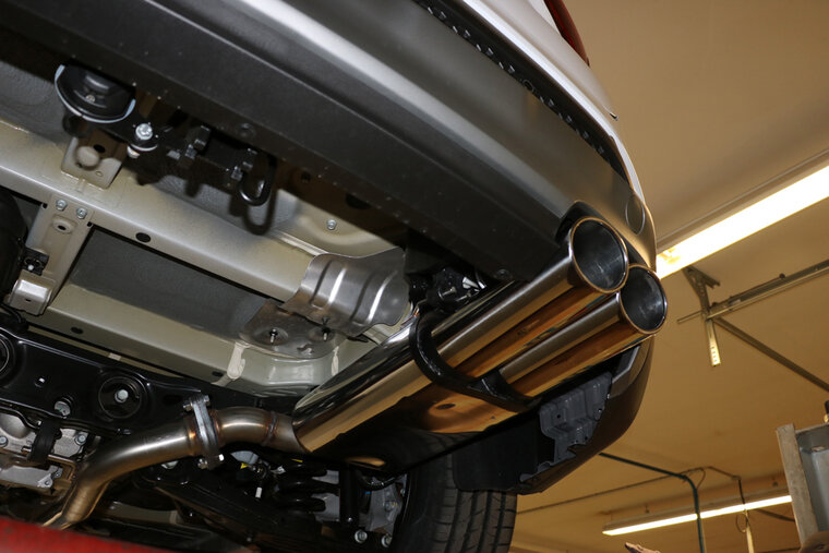 Fox Sportuitlaat Hyundai Santa Fe 4x4 - TM Achterdemper - 2x106x71 Type 32