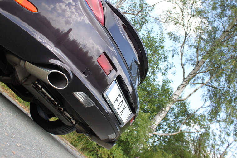 Fox Sportuitlaat Lexus SC430 achterdemper, dwarsuitgang rechts/links - 115x85 type 38 rechts/links