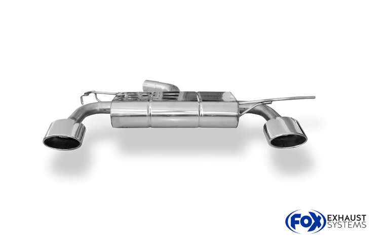 Fox Sportuitlaat VW Scirocco - 13 Achterdemperuitlaat rechts/links - 129x106 Type 32 rechts/links