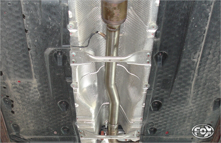 Fox Sportuitlaat VW Scirocco - 13 (2.0l) Verbindingspijp middendemper/katalysator - Pijpdiameter: 70 mm